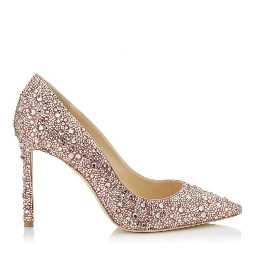 Jimmy Choo - Romy 100 Blush Dusty Rose Shoe