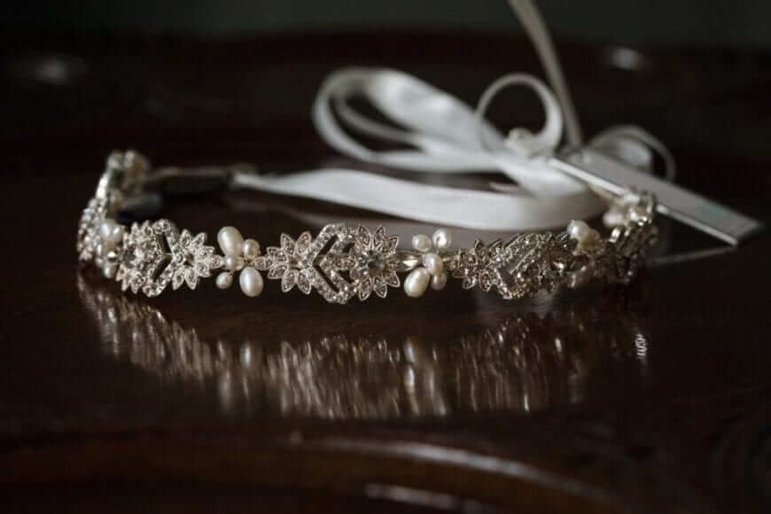 alan hannah bridal tiara head band