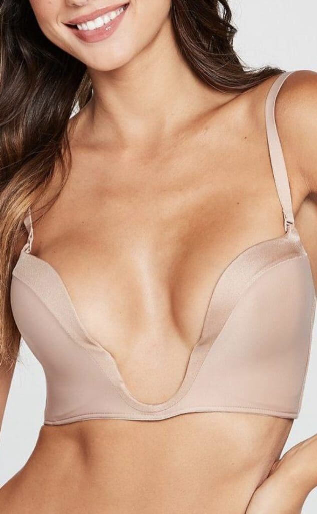 Wedding bra plunging neckline