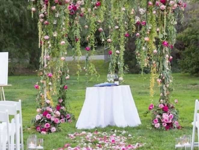 floral wedding theme