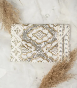 brides wedding clutch bag