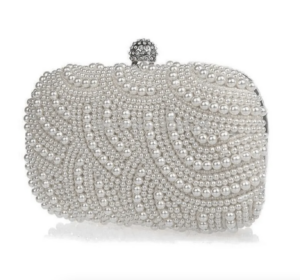 brides wedding clutch bag
