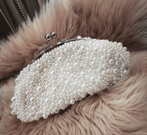 brides wedding clutch bag