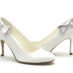 White Wedding Shoe