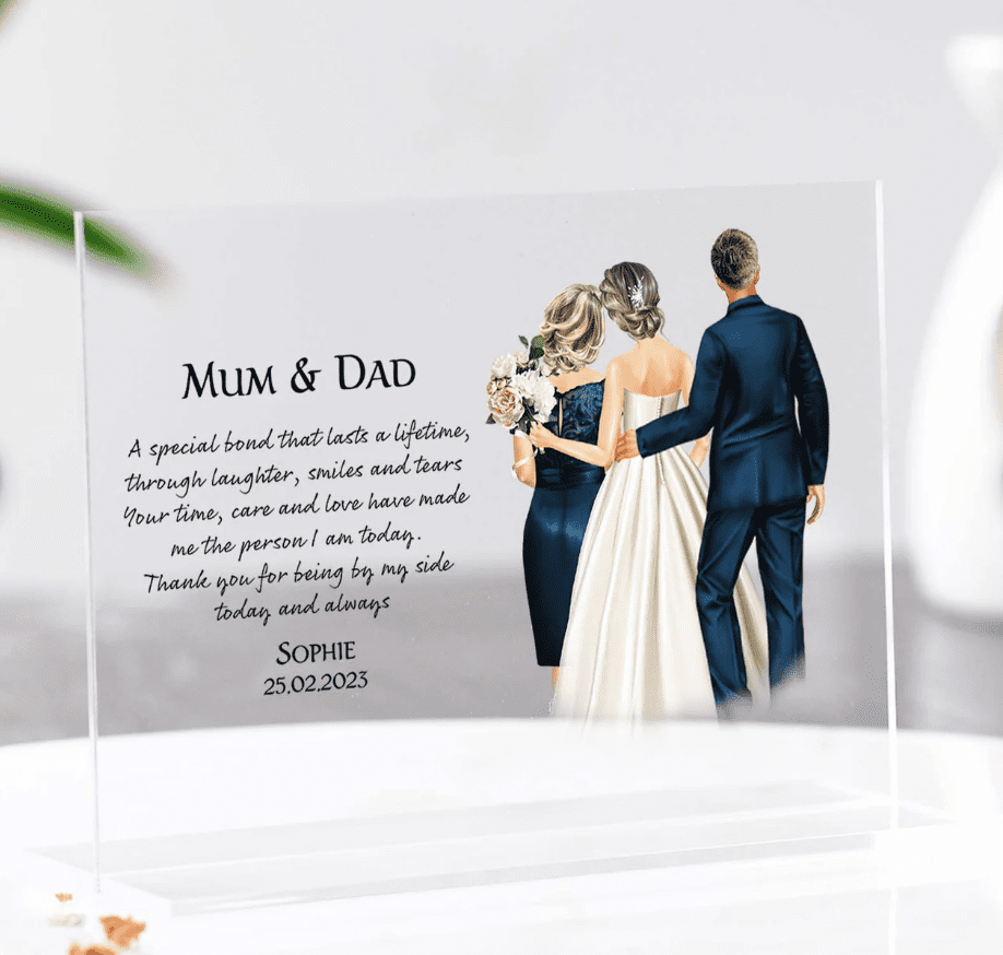 wedding gifts for parents of bride