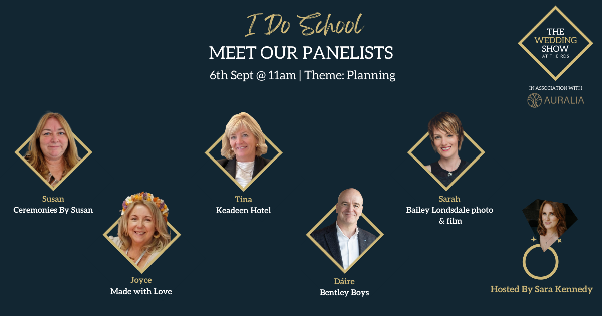 Panelists Day 1 11AM at The wedding show at the RDS