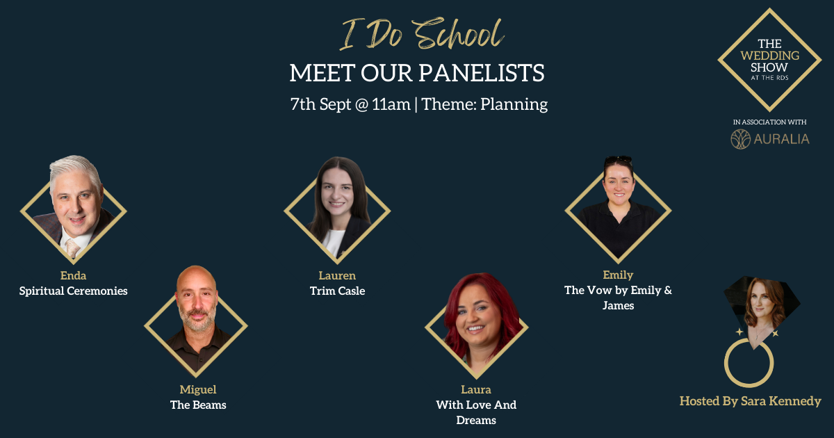 Panelists Day 2 11AM at The wedding show at the RDS