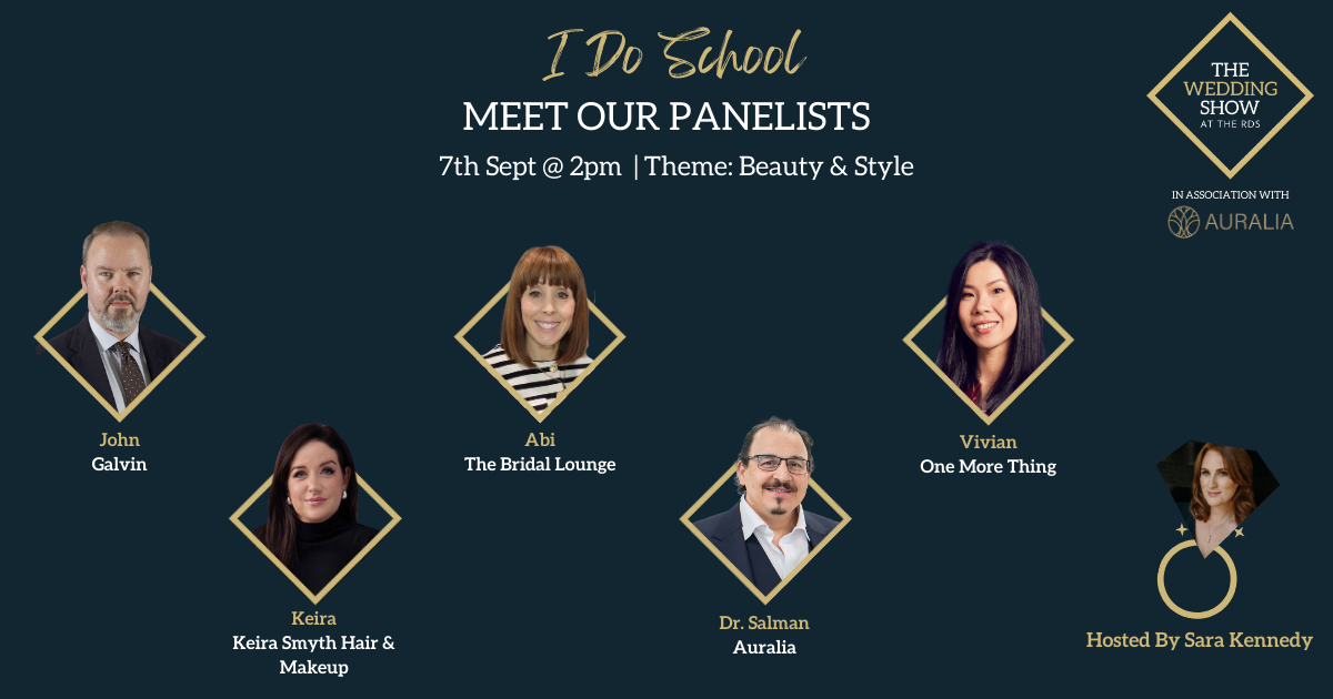 Panelists Day 2 2PM at The wedding show at the RDS