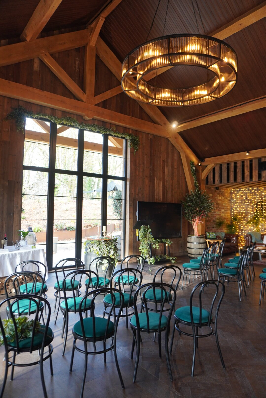 wedding ceremony at Drumhierney wedding venue